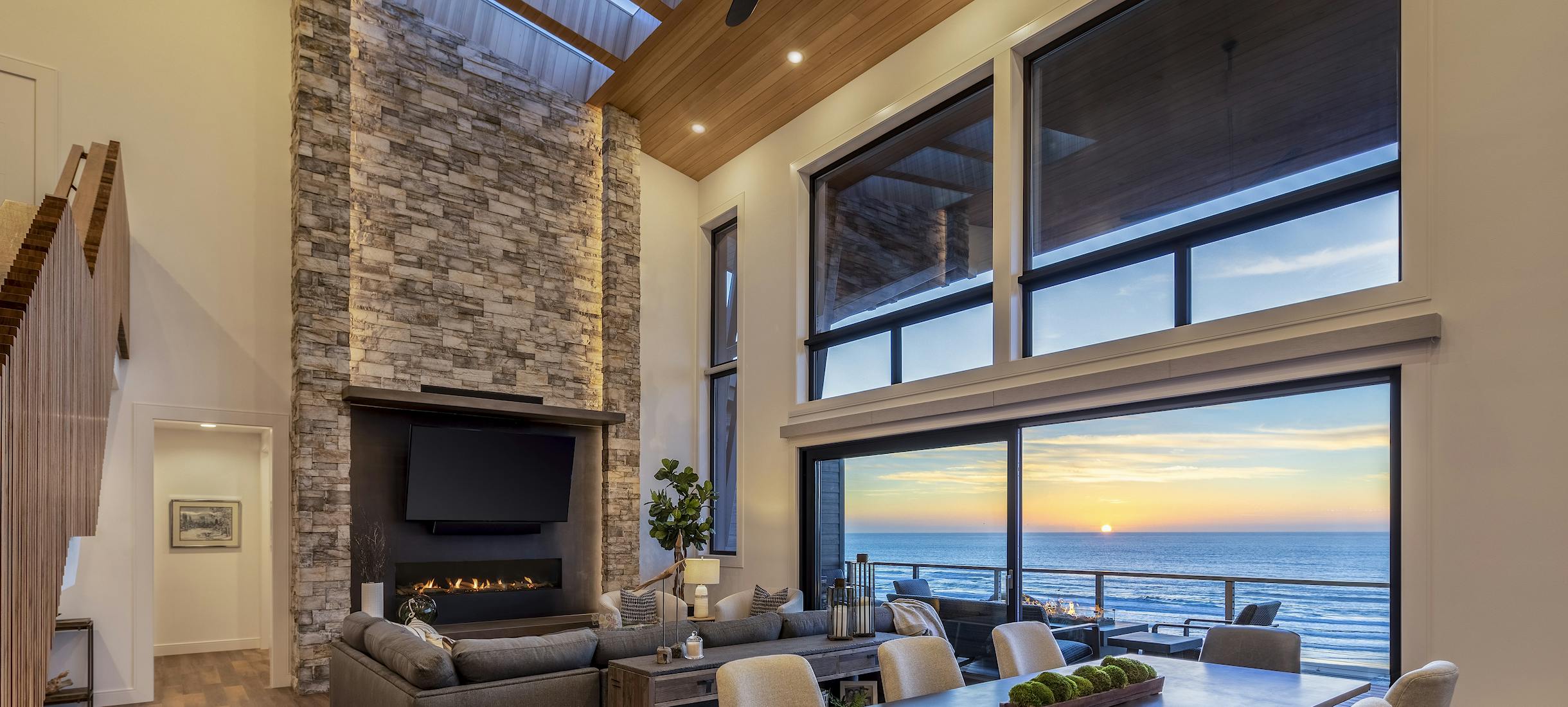 Create a Magical Fireplace with Stone Veneer
